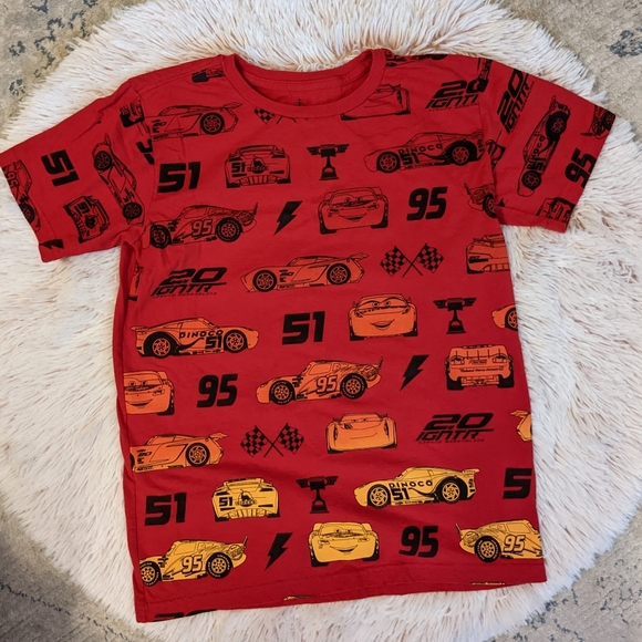 Disney Cars Ombre Tshirt EUC Large 10/12